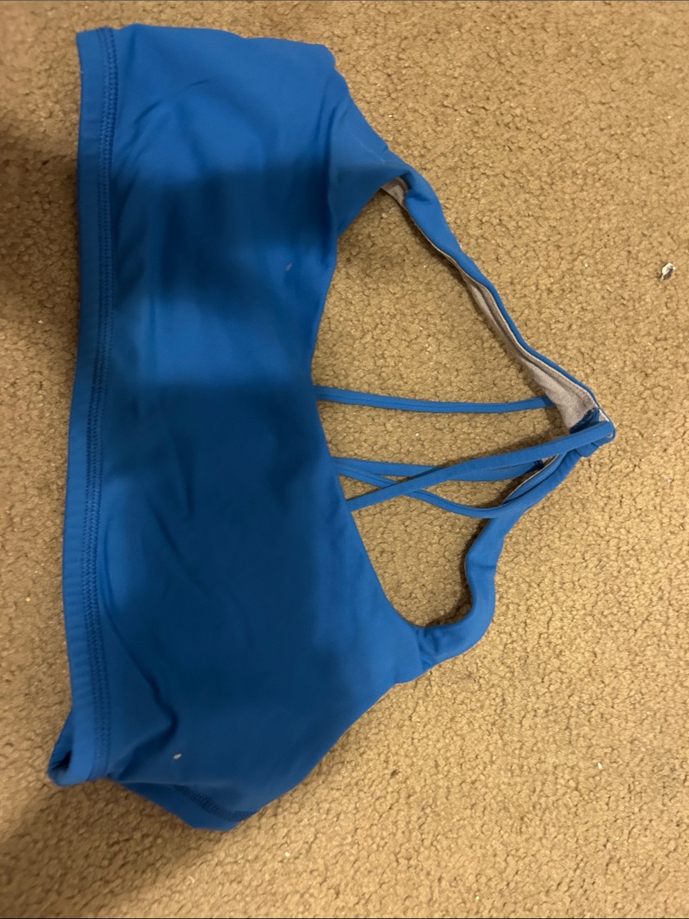 lululemon athletica Blue Strappy Sports Bra